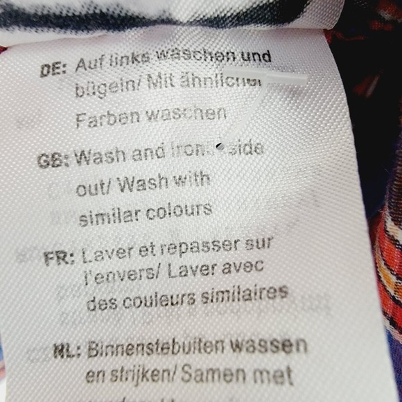 Johann Popken Men's Size Large 41/42 Button Up Plaid Shirt Modern Fit - Picture 10 of 10